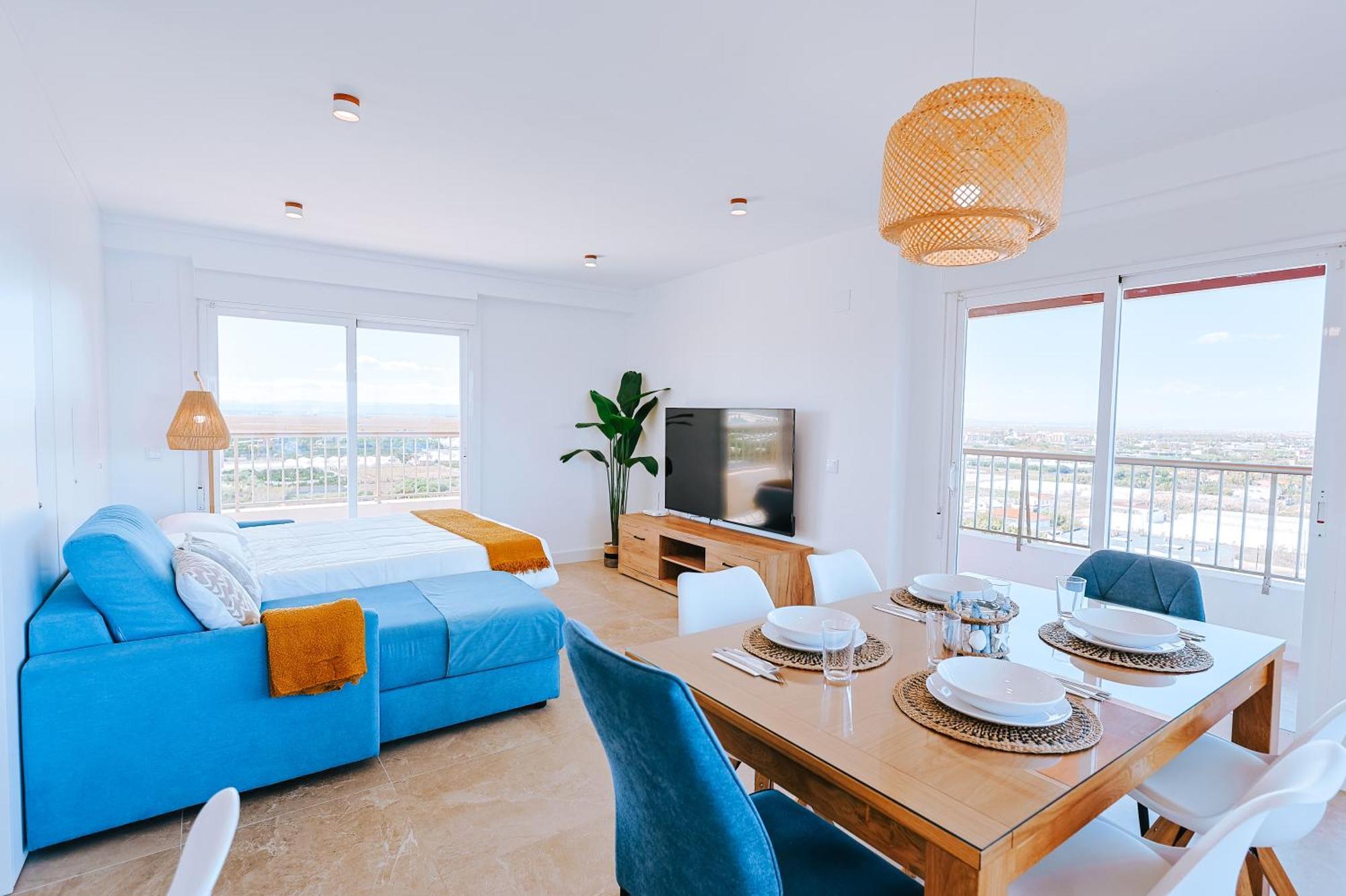 Apartamento Premium Con 5 Piscinas Barbacoa Tenis Frontenis El El Mareny Blau Esterno foto